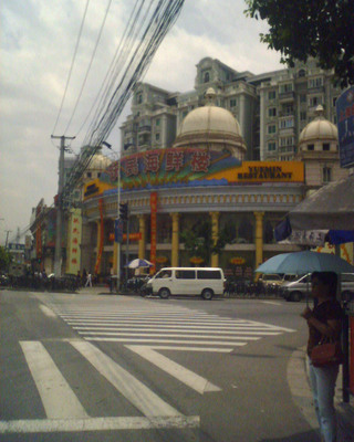 圖片:上南路海陽(yáng)路口(金蘋果花園)的原盛都
